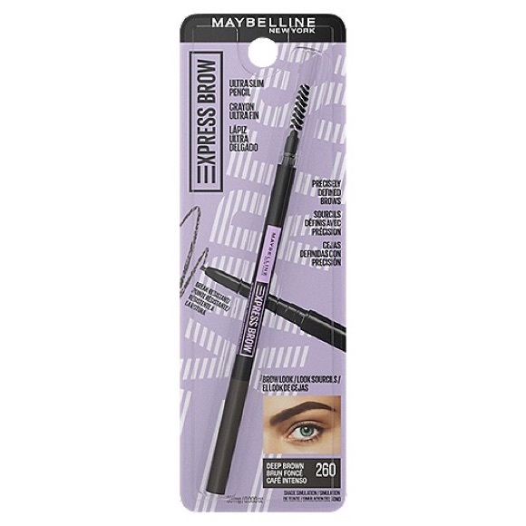 Maybelline Other - Maybelline New York Express Brow Ultra Slim Pencil - Deep Brown 260 NWT
